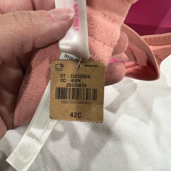 PINK VS Victoria Secret bra mauve t-shirt wear everywhere lightly lined 42C - Picture 4 of 6